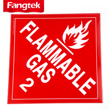 International fragile shipping caution flammable gas dangerous goods labels